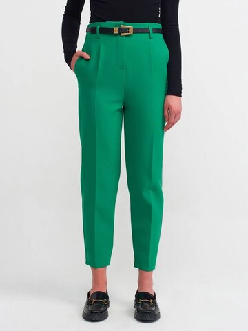 Dilvin Regular Pants in Green: front