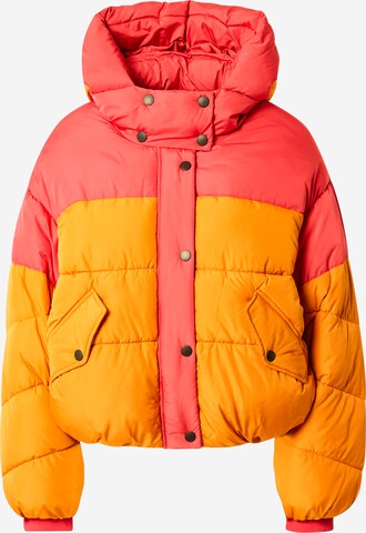 ESPRIT Zimní bunda – žlutá: přední strana
