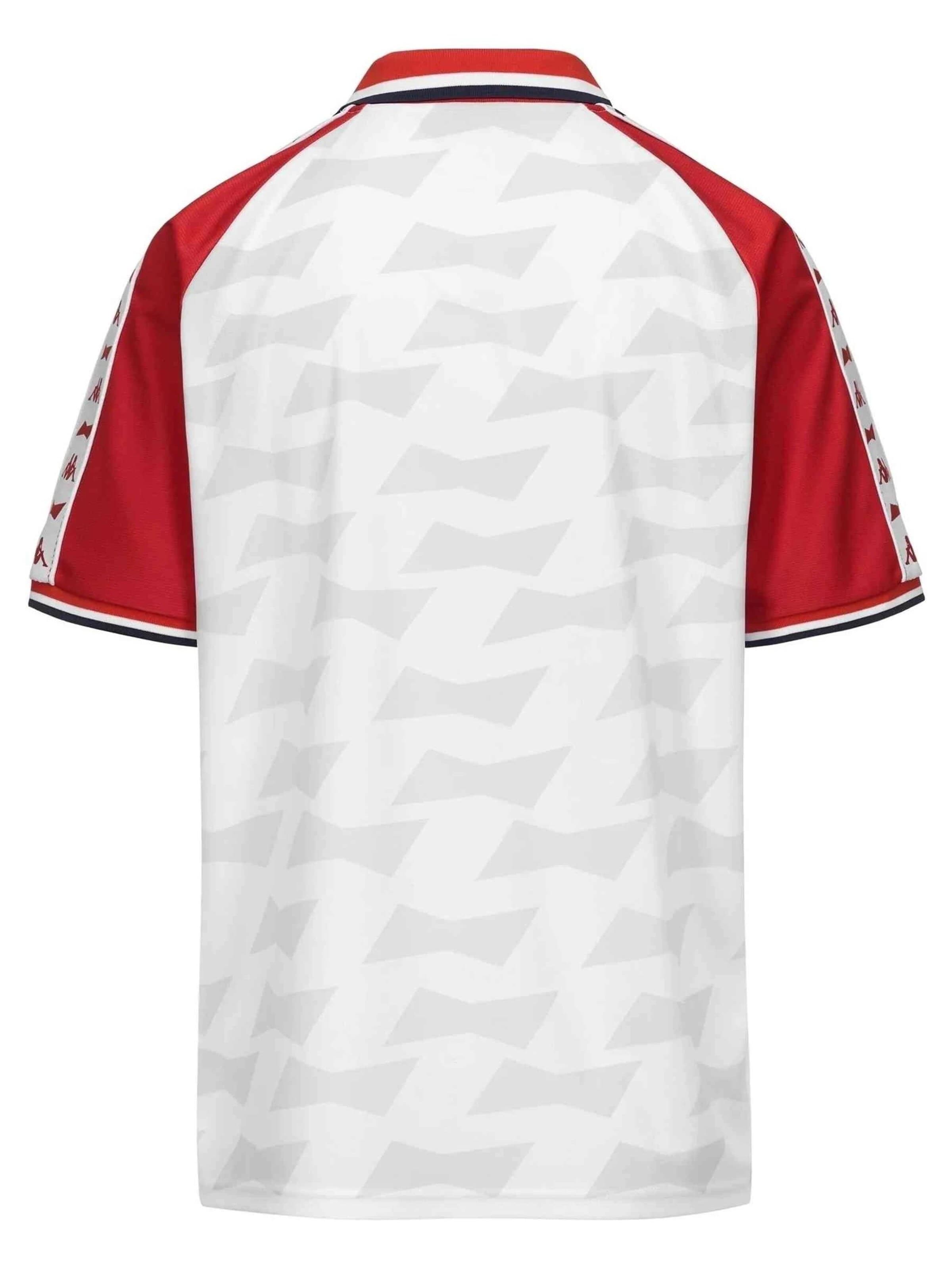 Maglietta 'Polo kappa x budweiser blanco markus retro shirt' di KAPPA in bianco