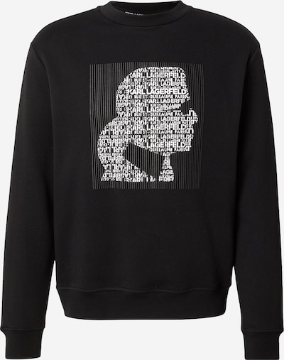 Karl Lagerfeld Gornji dio trenirke u crna / bijela, Pregled proizvoda