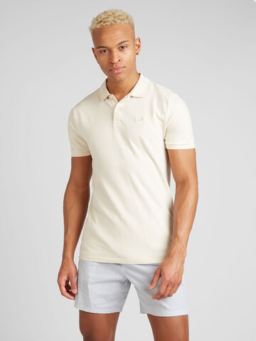 HOLLISTER Poloshirt in Beige: predná strana