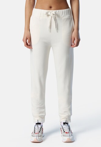 North Sails Loosefit Jogginghose Sweatpants aus Bio-Baumwolle in Weiß: predná strana