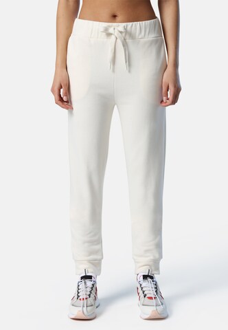 North Sails Loose fit Pants in White: front