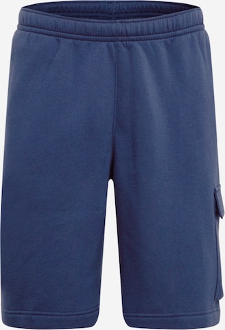 Nike Sportswear Карго панталон в синьо: отпред