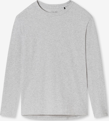 SCHIESSER Pajama Shirt in Grey: front