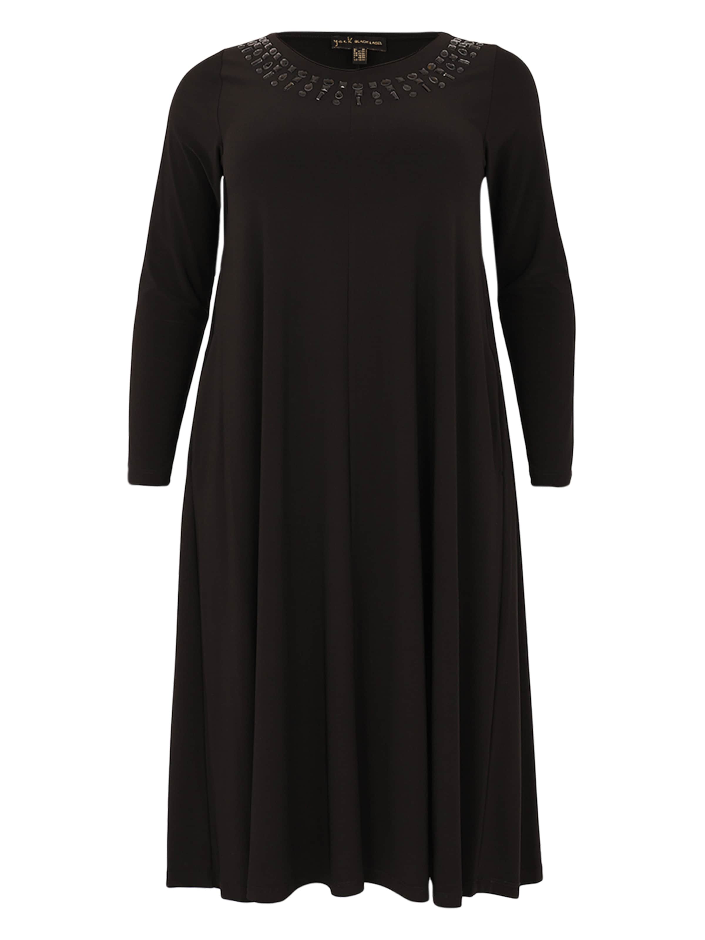 YOEK Dress in Black: front