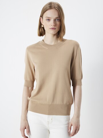 Pull-over Ipekyol en beige : devant