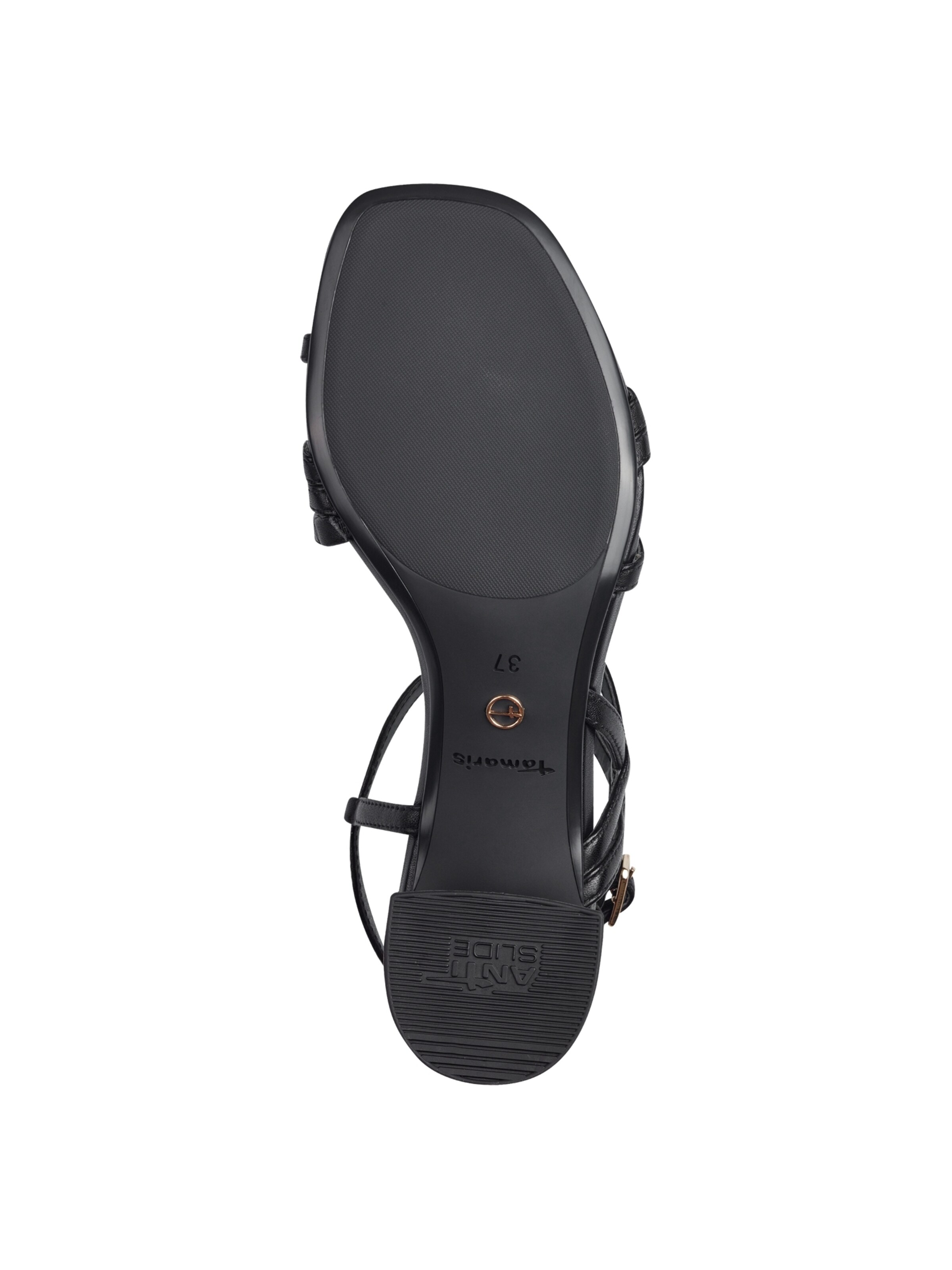 Tamaris Strap sandal in Black