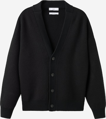 MANGO MAN Neuletakki 'Trade' värissä musta: etupuoli