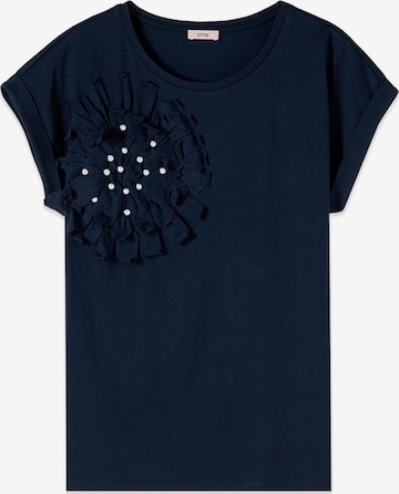 oltre - Camiseta en azul: frente