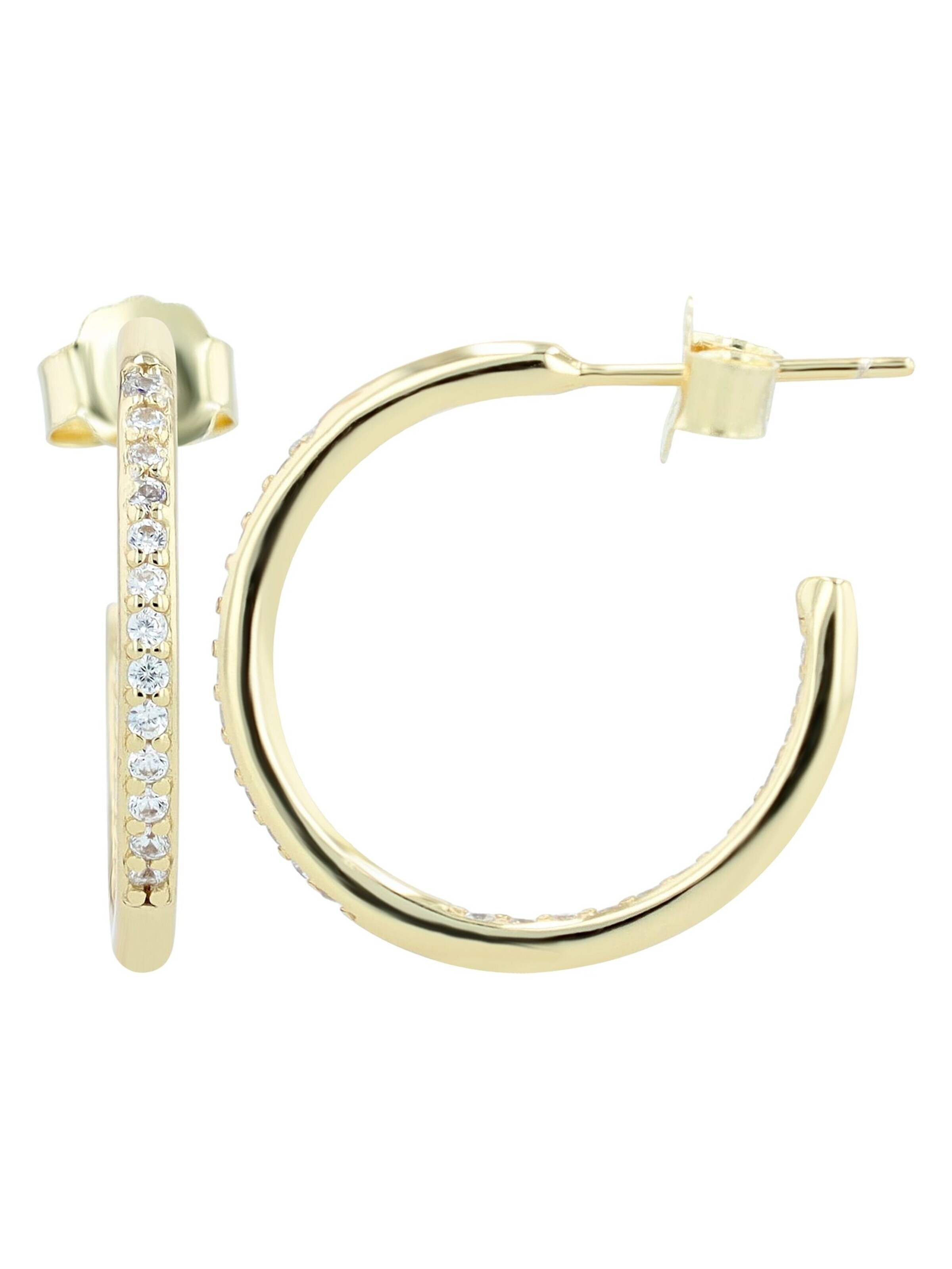 Akzent Ohrringe 'Uzma, langlebig'‌‌‌‌‌‌‌‌‌ in Gold