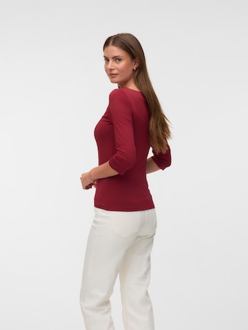 VERO MODA Shirt 'Panda' in Rot