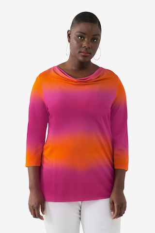 Ulla Popken Shirt in Oranje: voorkant