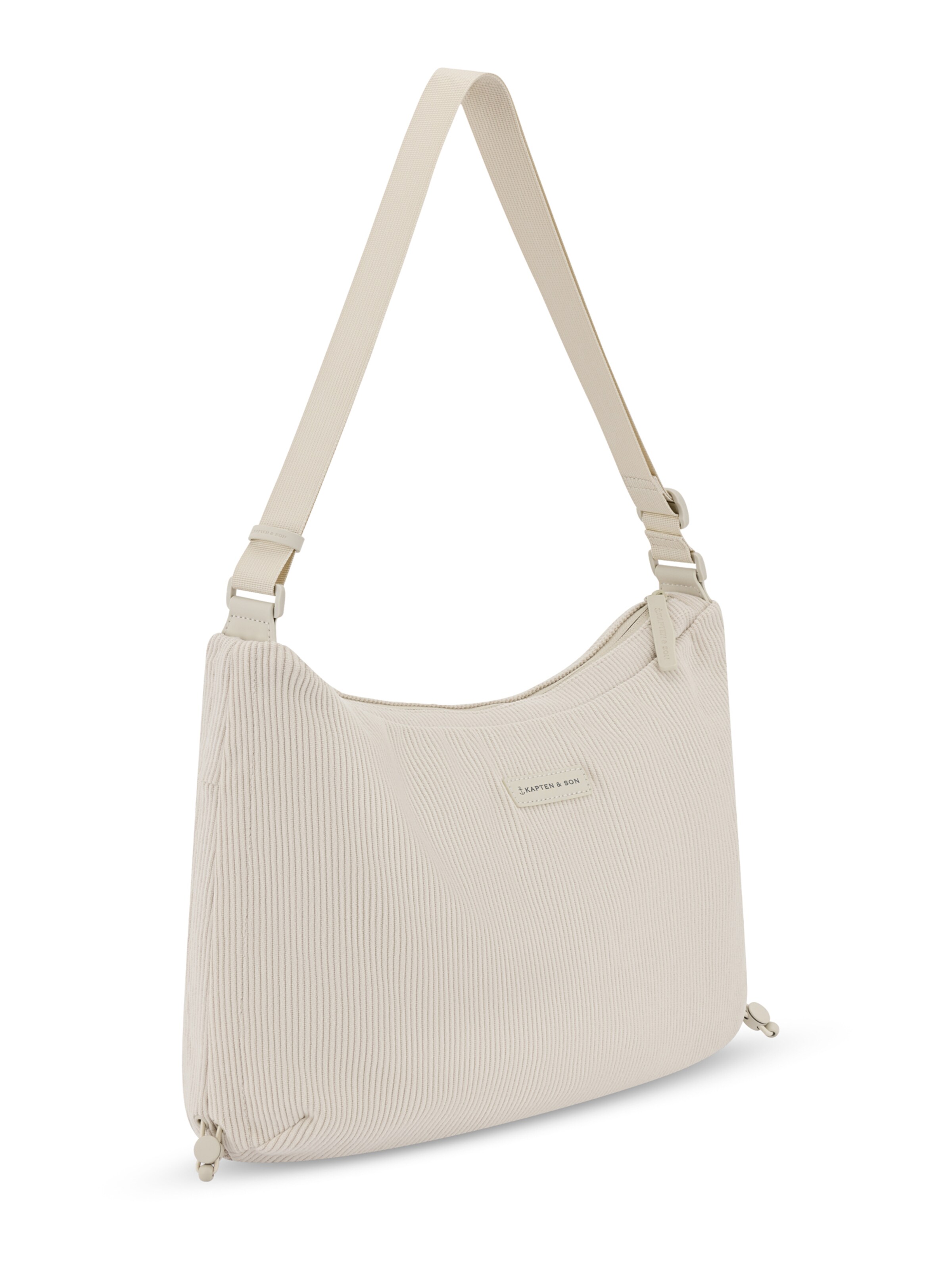 Kapten & Son Чанта за през рамо тип преметка 'Skara Large' в бежово