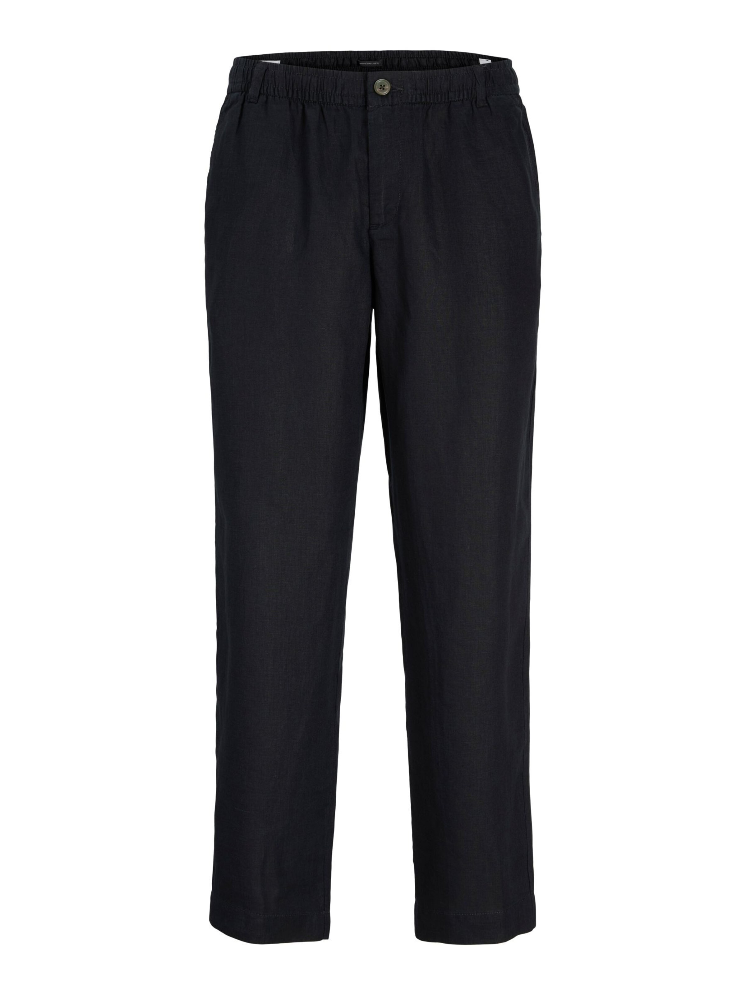 JACK & JONES Chino trousers 'JJKarl Lawrence' in Black: front