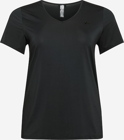 Only Play Curvy Functioneel shirt 'BAKO' in de kleur Rosa / Bourgogne / Zwart, Productweergave