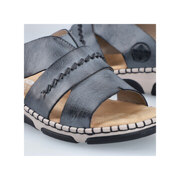 Mule Rieker en gris