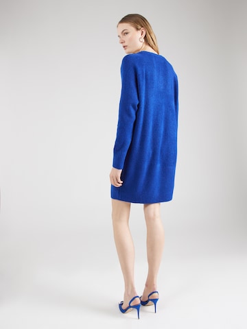 Robes en maille 'ELLYLEFILE' VERO MODA en bleu