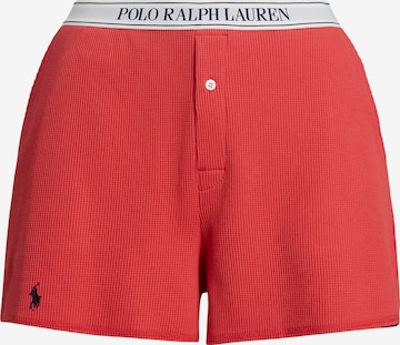 Pantalon de pyjama Polo Ralph Lauren en rouge : devant