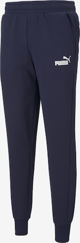 Effilé Pantalon de sport PUMA en bleu : devant