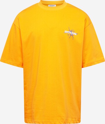 Sixth June T-shirt 'THUNDER' i orange: framsida