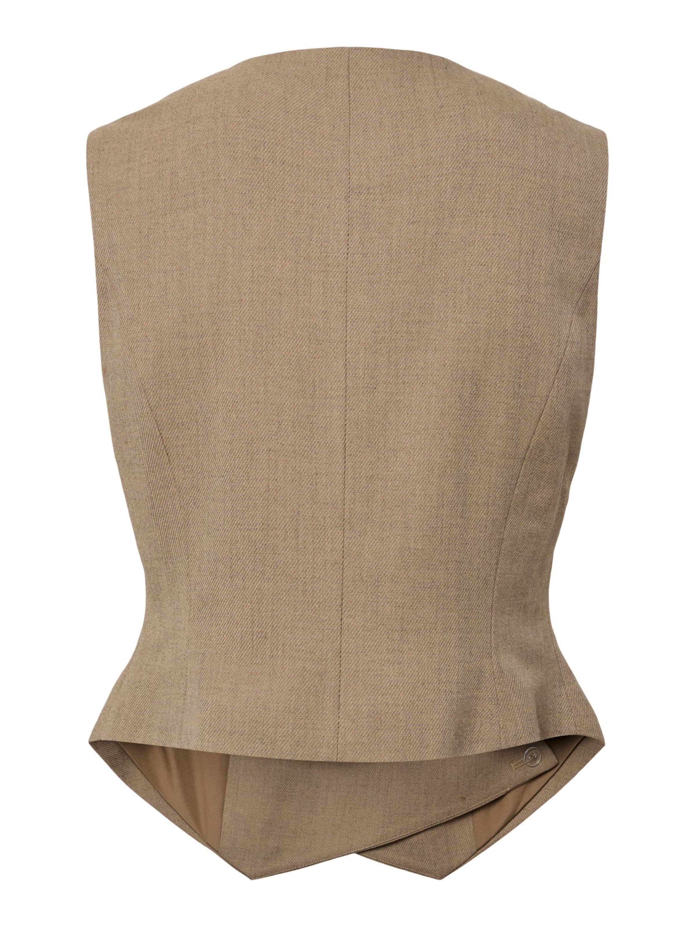 PIECES Vest 'PCBubbles' i brun