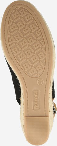 Refresh Sandalen met riem in Zwart