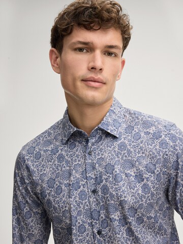 JOOP! Slim fit Button Up Shirt 'Pit' in Blue