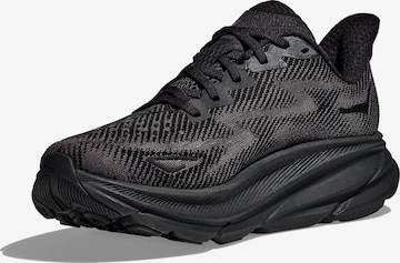 Hoka One One Running Shoes 'Clifton 9' in Black: front