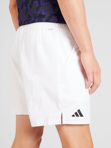 ADIDAS PERFORMANCE Regular Workout Pants in White