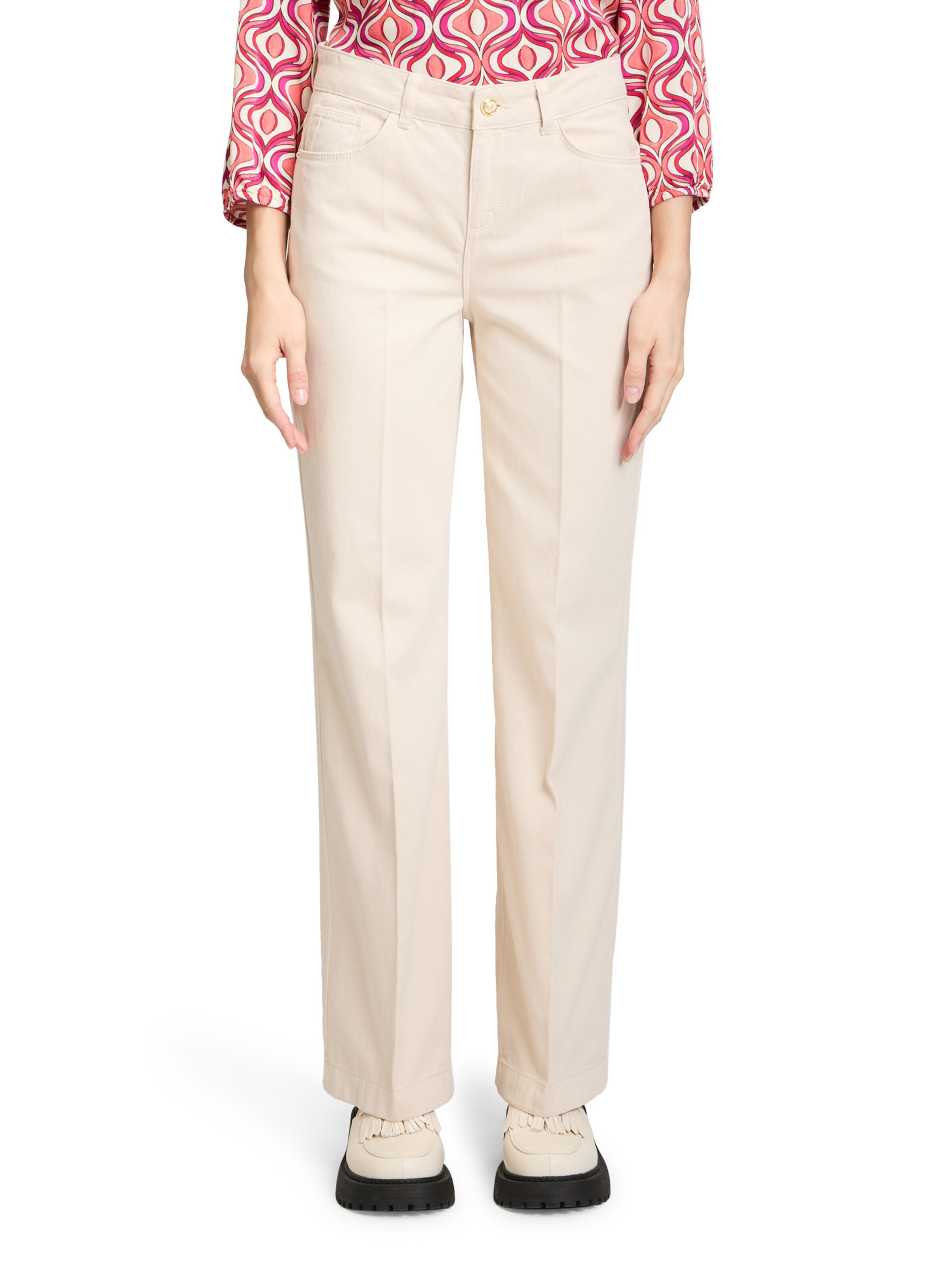 regular Pantaloni di Cartoon in beige: frontale