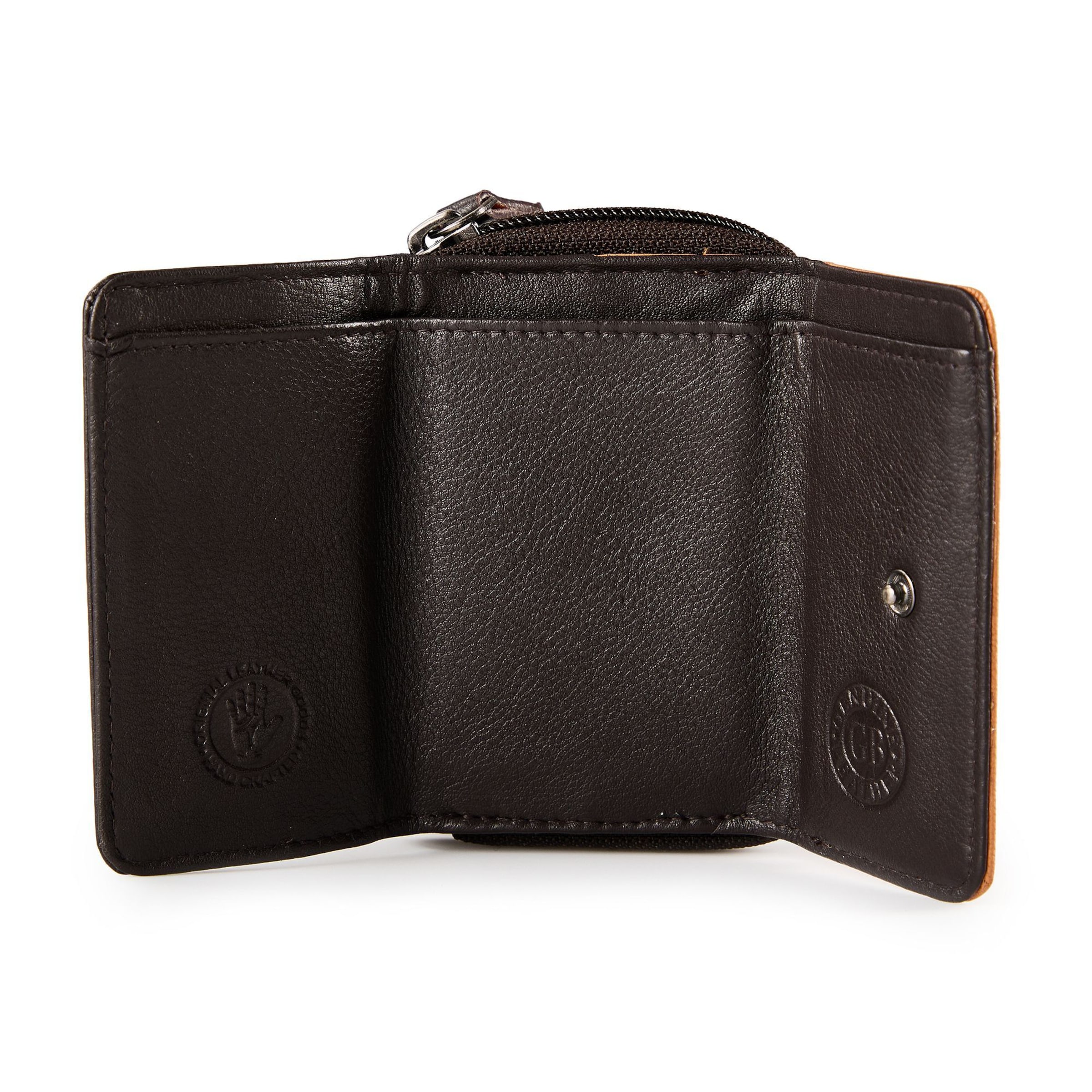 Portamonete 'Nappa' di GREENBURRY in marrone