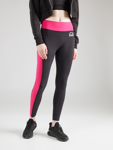 ELLESSE - Skinny Calças de desporto 'Mondrich' em preto: frente