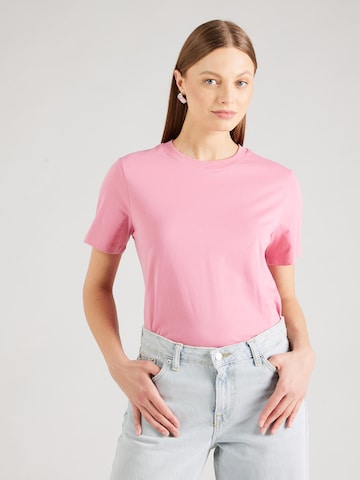 rožinė PIECES Marškinėliai 'RIA': priekis