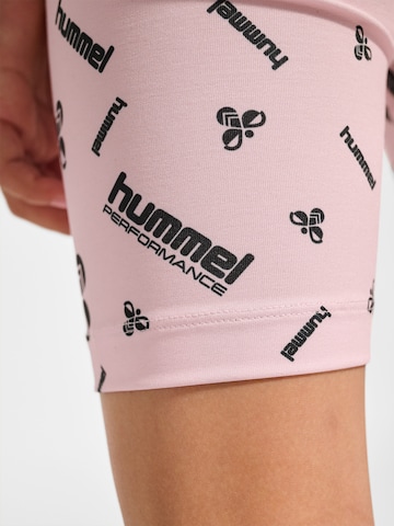 Hummel Regular Sports trousers in Pink