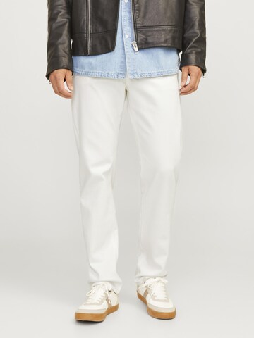 Loosefit Jean 'JJIChris JJClassic' JACK & JONES en blanc : devant