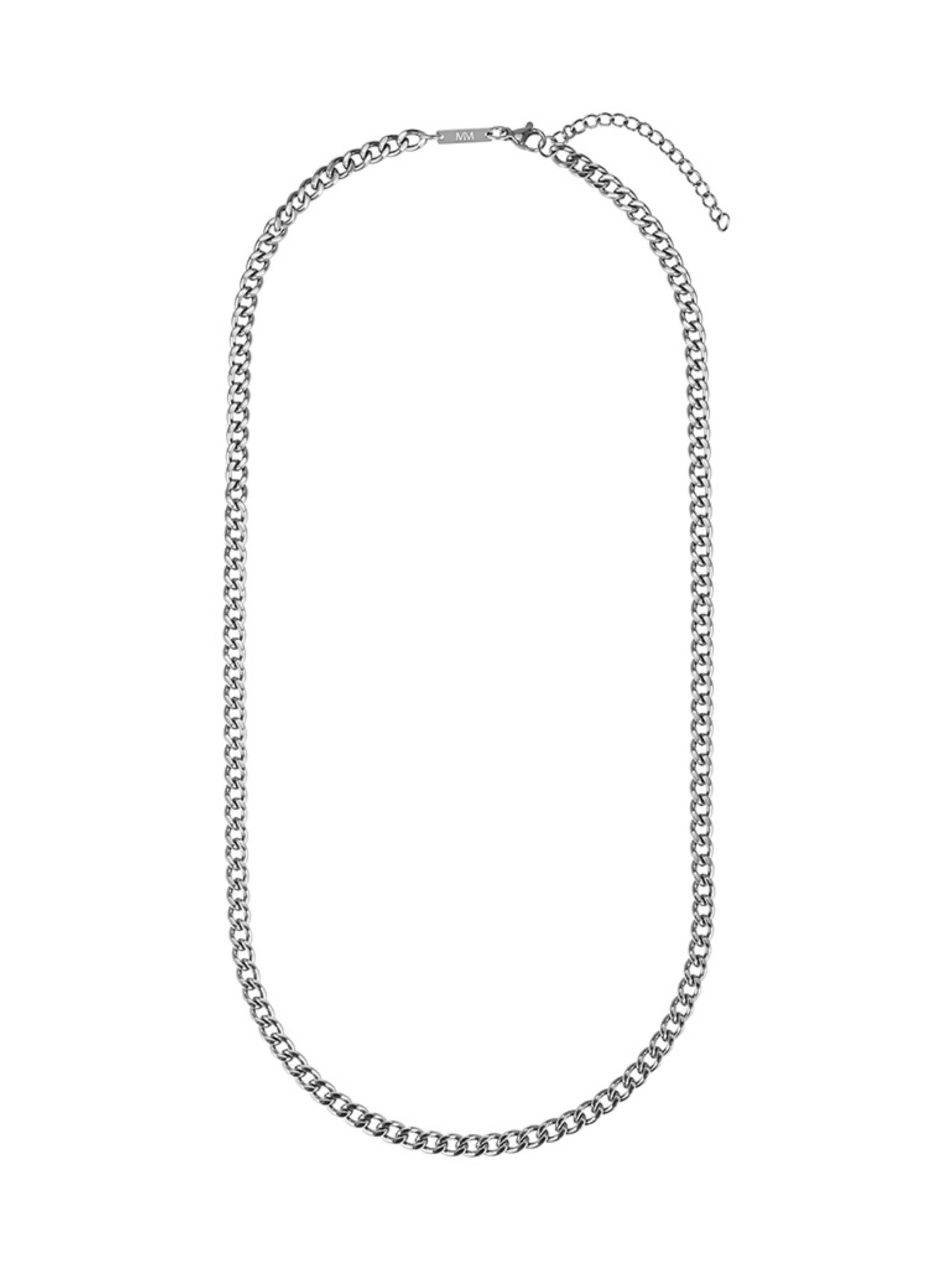 Massi Morino Ketting in Zilver: voorkant