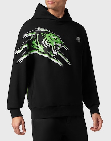 Plein Sport Sweatshirt 'Tiger' in Schwarz