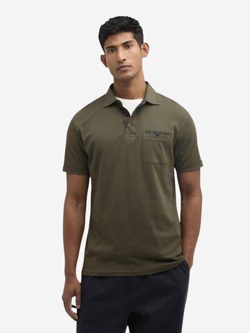 Maglietta 'PREMIUM CORPATCH TAILORED MML1496' di Barbour in verde: frontale