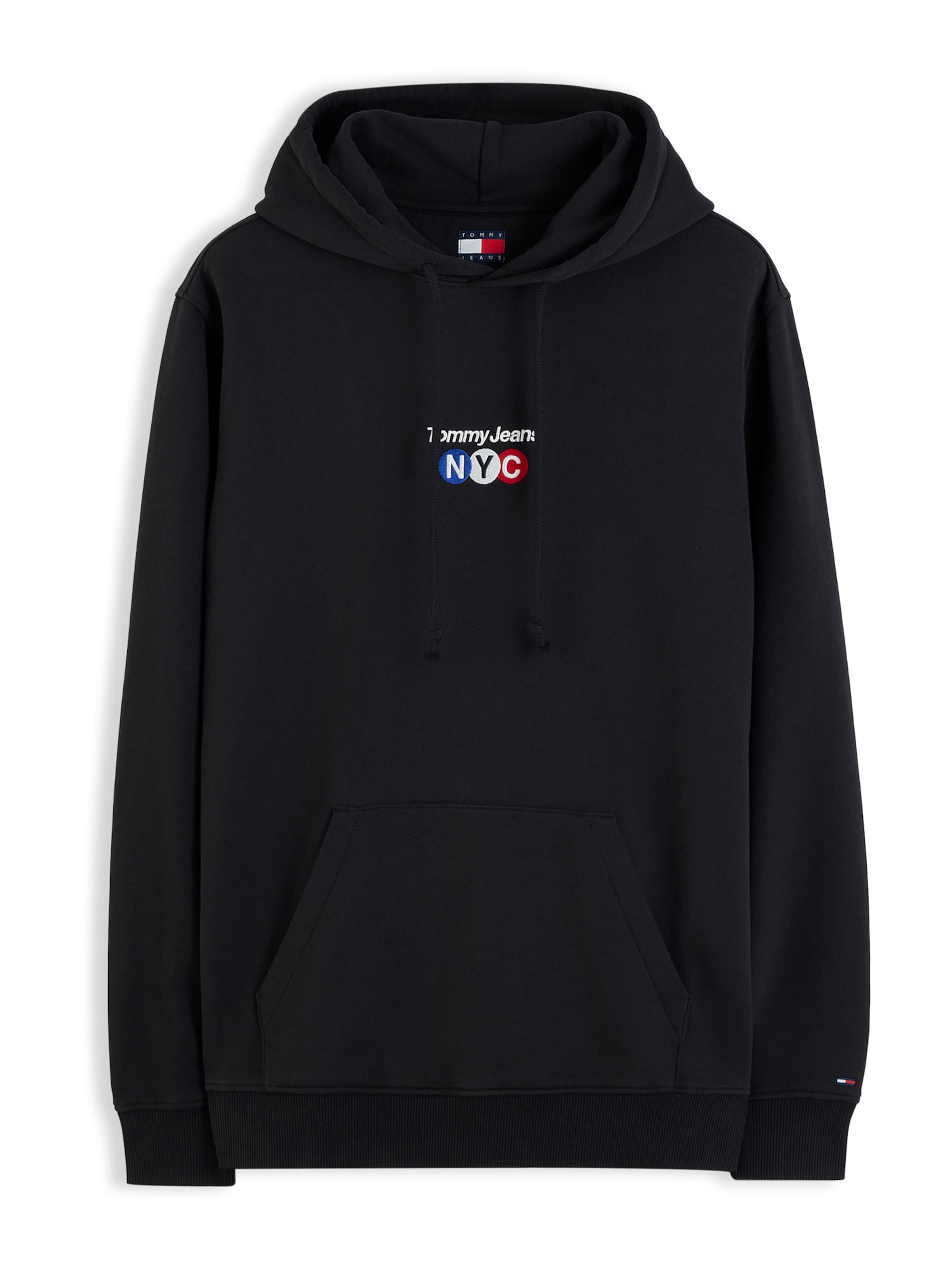 Tommy Jeans Sweatshirt 'NYC' in Zwart: voorkant