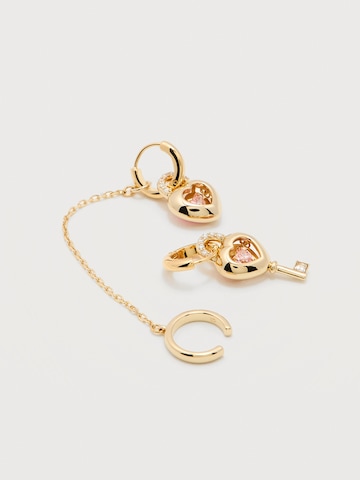 Boucles d'oreilles Swarovski en or