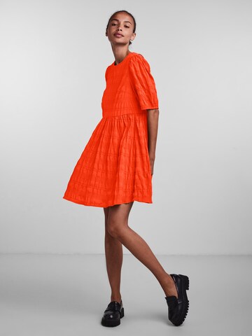 PIECES Dress 'Nessa' in Orange