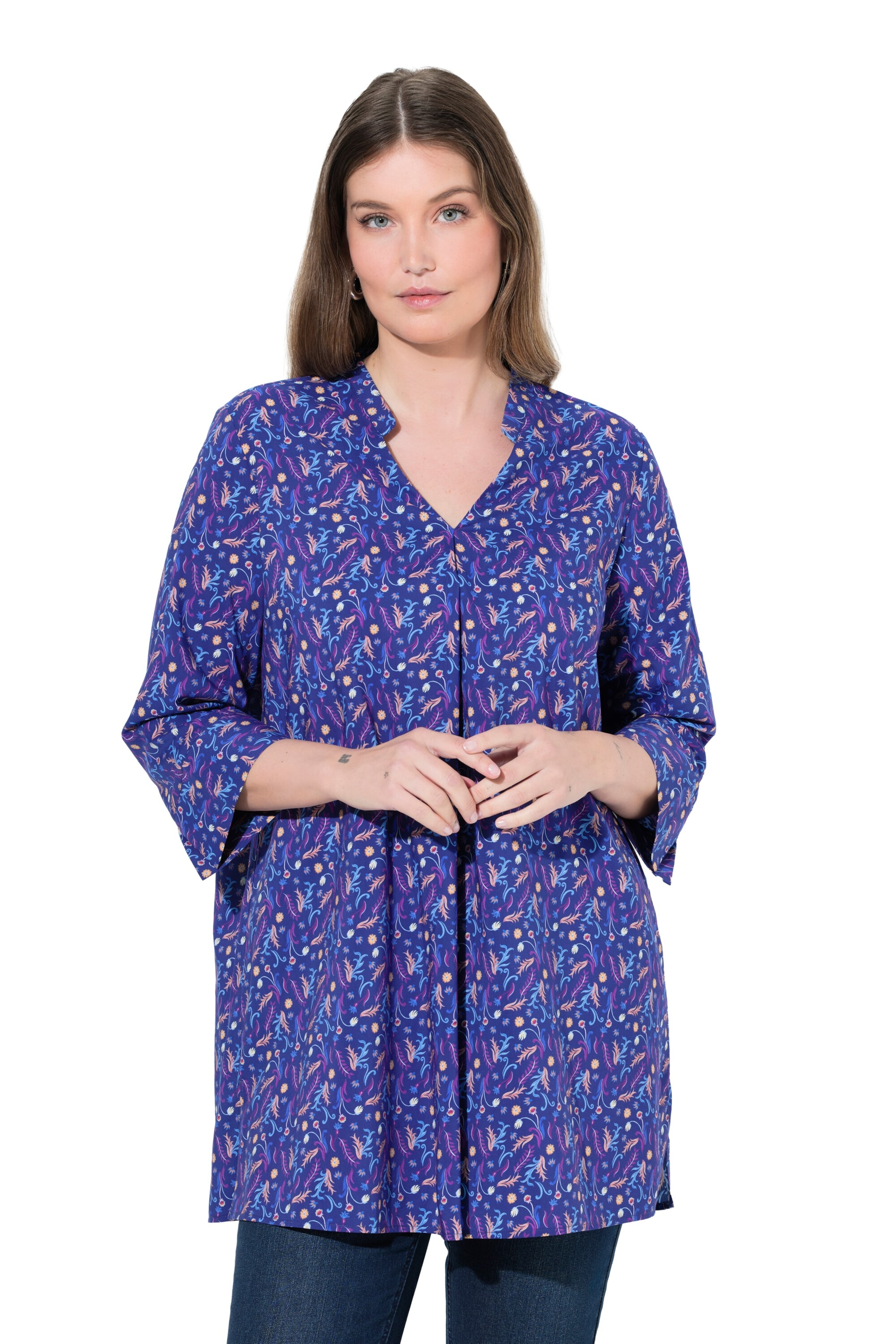 Ulla Popken Blouse in Purple: front
