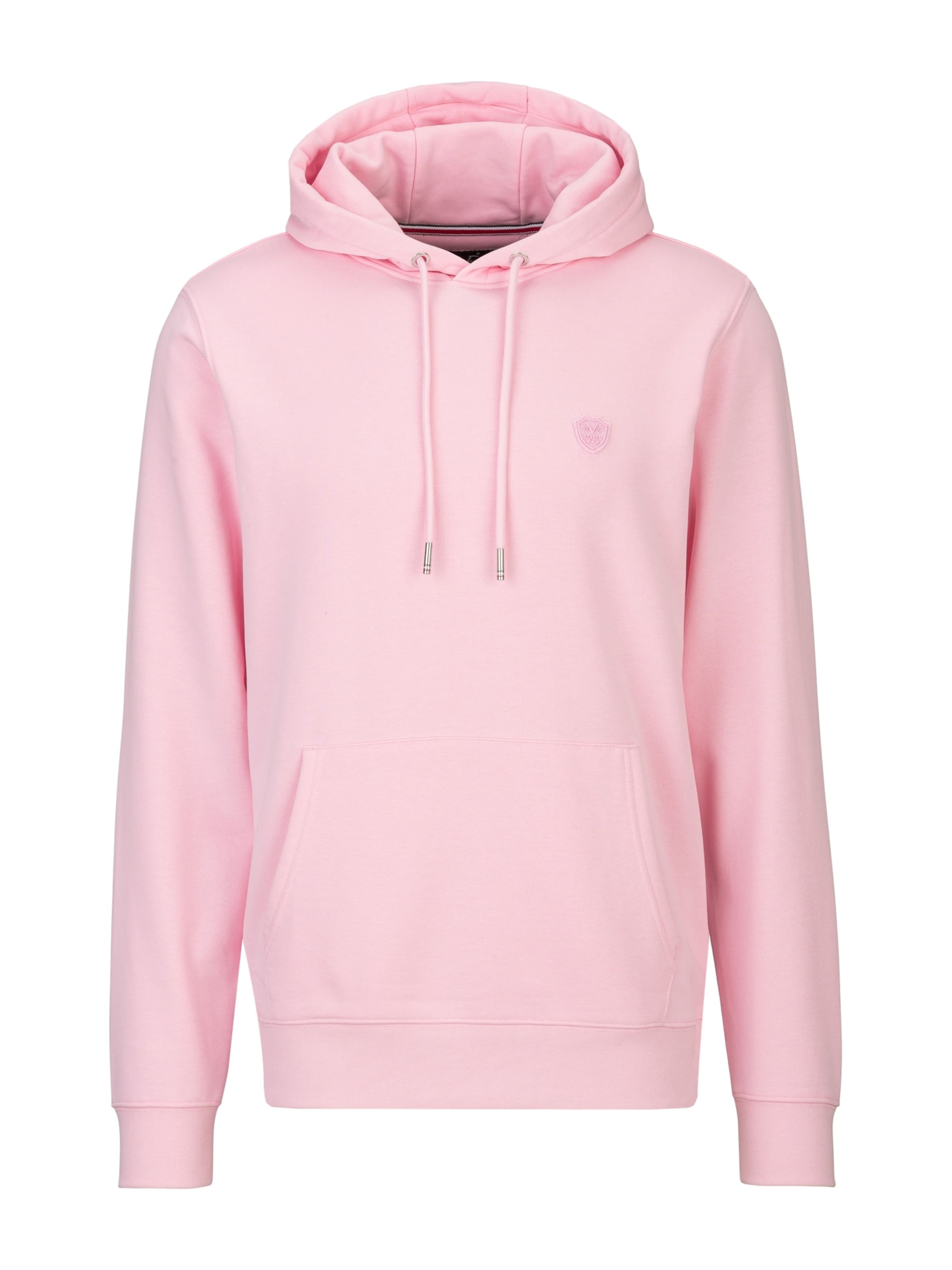 19V69 ITALIA Sweatshirt 'Matteo' in Pink: front