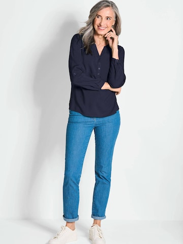 Goldner Blouse in Blauw
