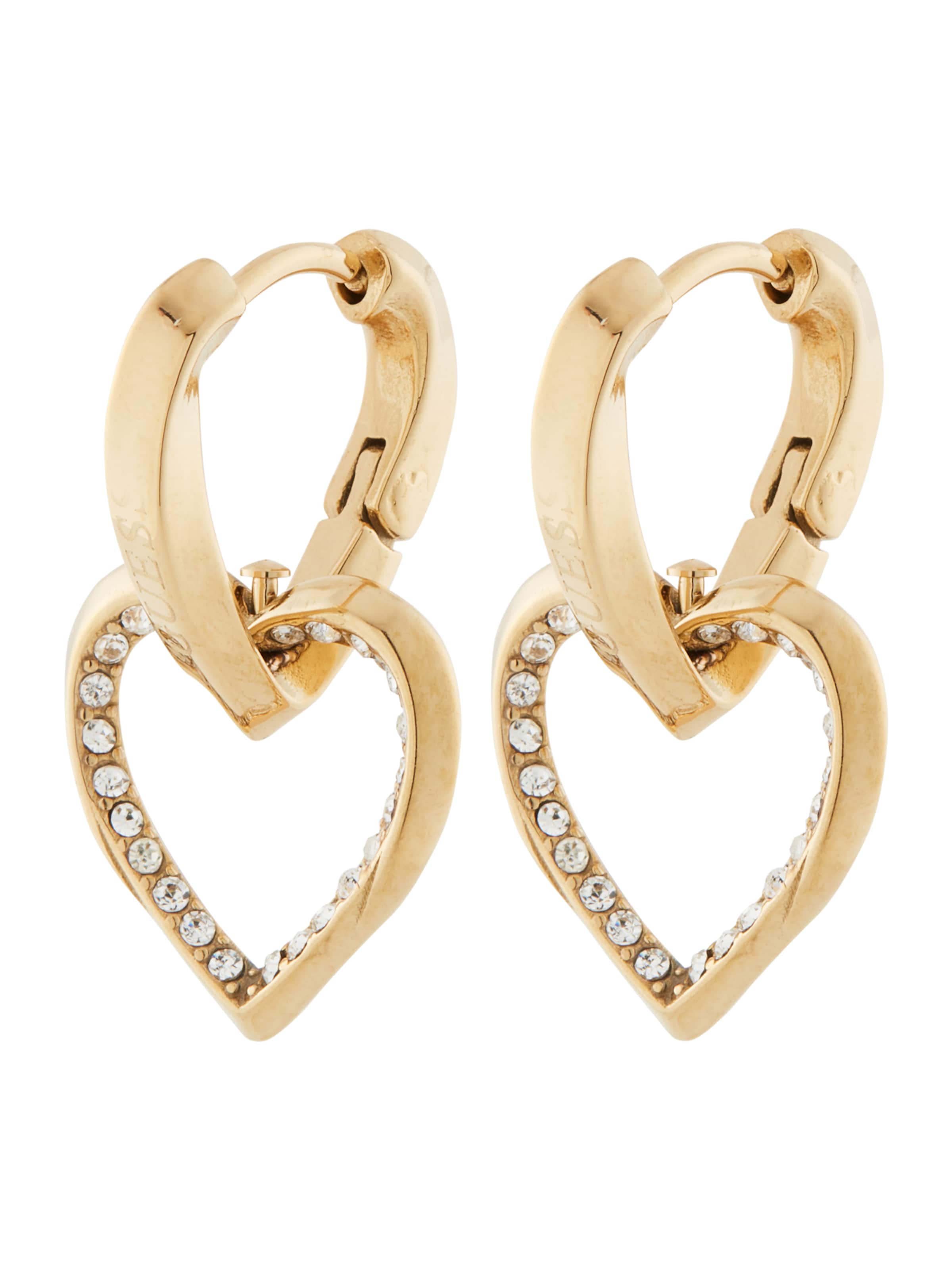 GUESS Ohrringe 'Mon Amour' in Gelb: Vorderseite