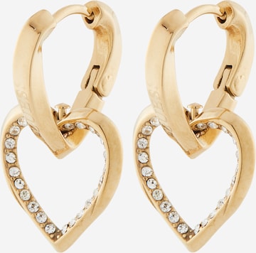 GUESS Earrings 'Mon Amour' in Yellow: front