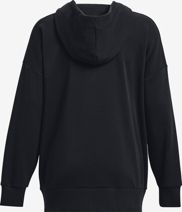 UNDER ARMOUR Athletic Sweatshirt in Black