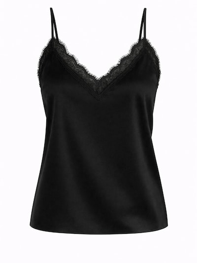 Worldclassca Top 'Spaghetti Lace Trim Top'‌‌‌‌‌‌‌ in schwarz, Produktansicht