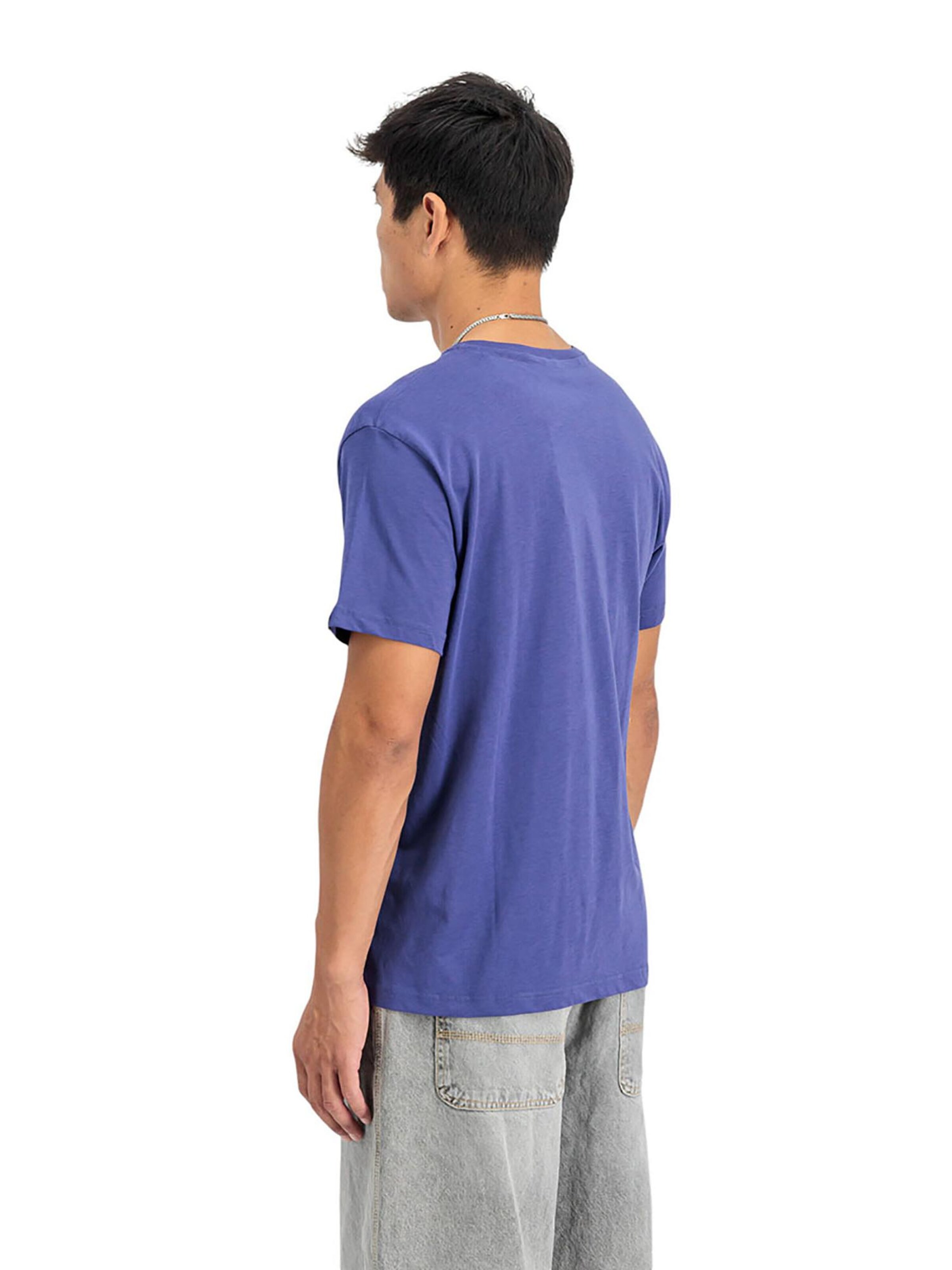 ALPHA INDUSTRIES Shirt 'Alpha PP' in Lila